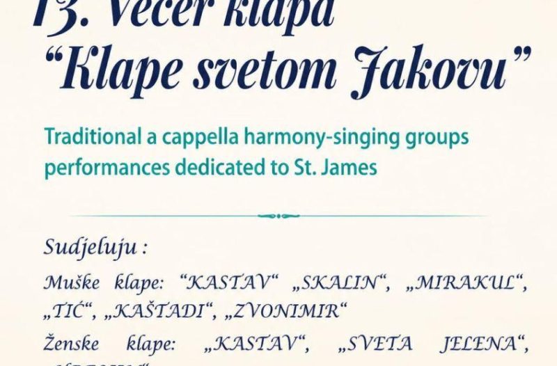 Otok Krk - otok-krk.org - Kornić: Večer klapa 