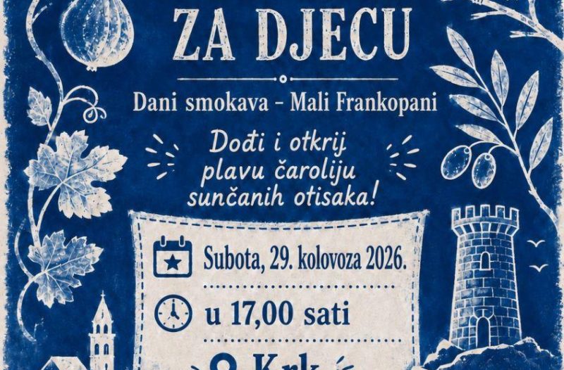 Otok Krk - otok-krk.org - PLAVA ČAROLIJA DANA SMOKAVA – radionica cijanotipije za djecu