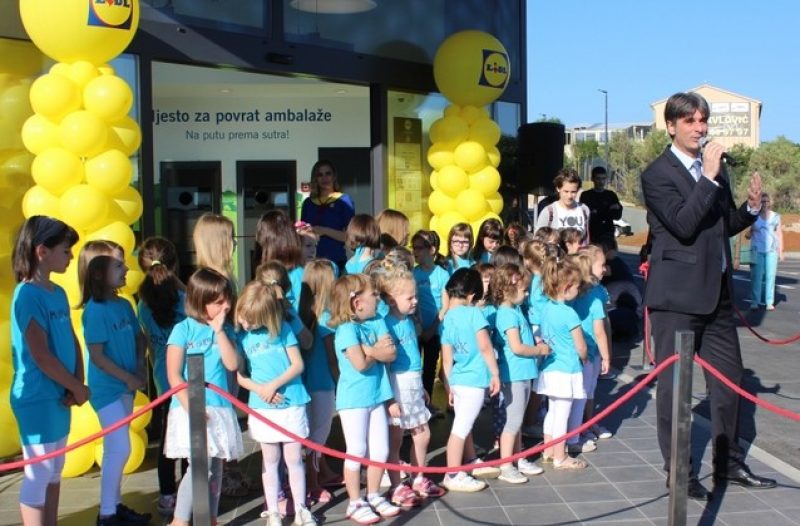 Otok Krk - otok-krk.org, Gospodarstvo - Otvorena Lidlova trgovina u gradu Krku